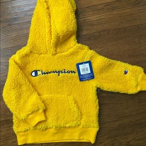 Champion Gold/Yellow Fleece Hoodie, size 3T